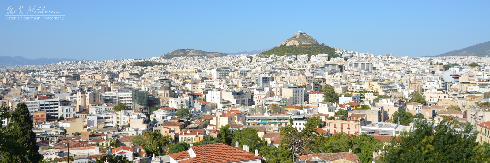 Blick über Athen.