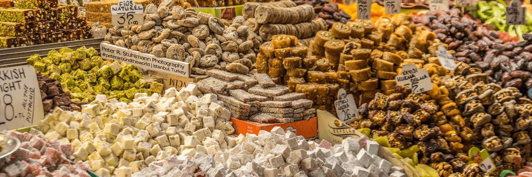 Istanbul Sehenswürdigkeiten: Turkish Delight auf dem Großen Basar.